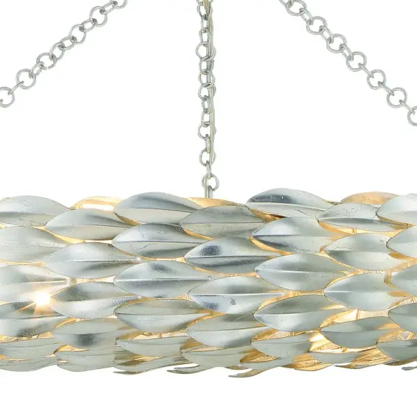 Broche 33.5" Semi Flush Mount in Antique Gold - Image 19