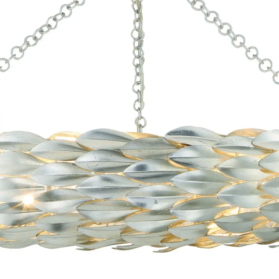 Broche 33.5" Semi Flush Mount in Antique Gold - Image 19