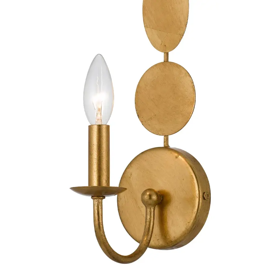 Layla 4.25" Antique Gold Sconce - Image 3