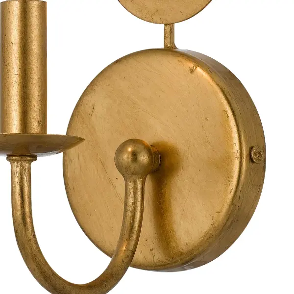 Layla 4.25" Antique Gold Sconce - Image 4