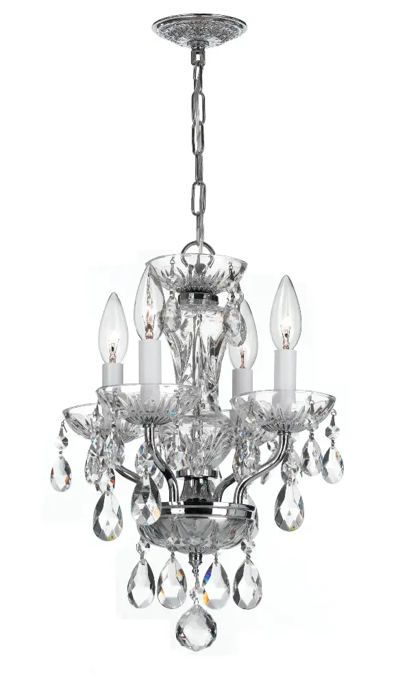 The Welton 11" chandelier brings jewelry-like glamour to intimate spaces with its cascading crystal swags and English Bronze finish. Perfect for adding sophisticated sparkle to smaller rooms without overwhelming.