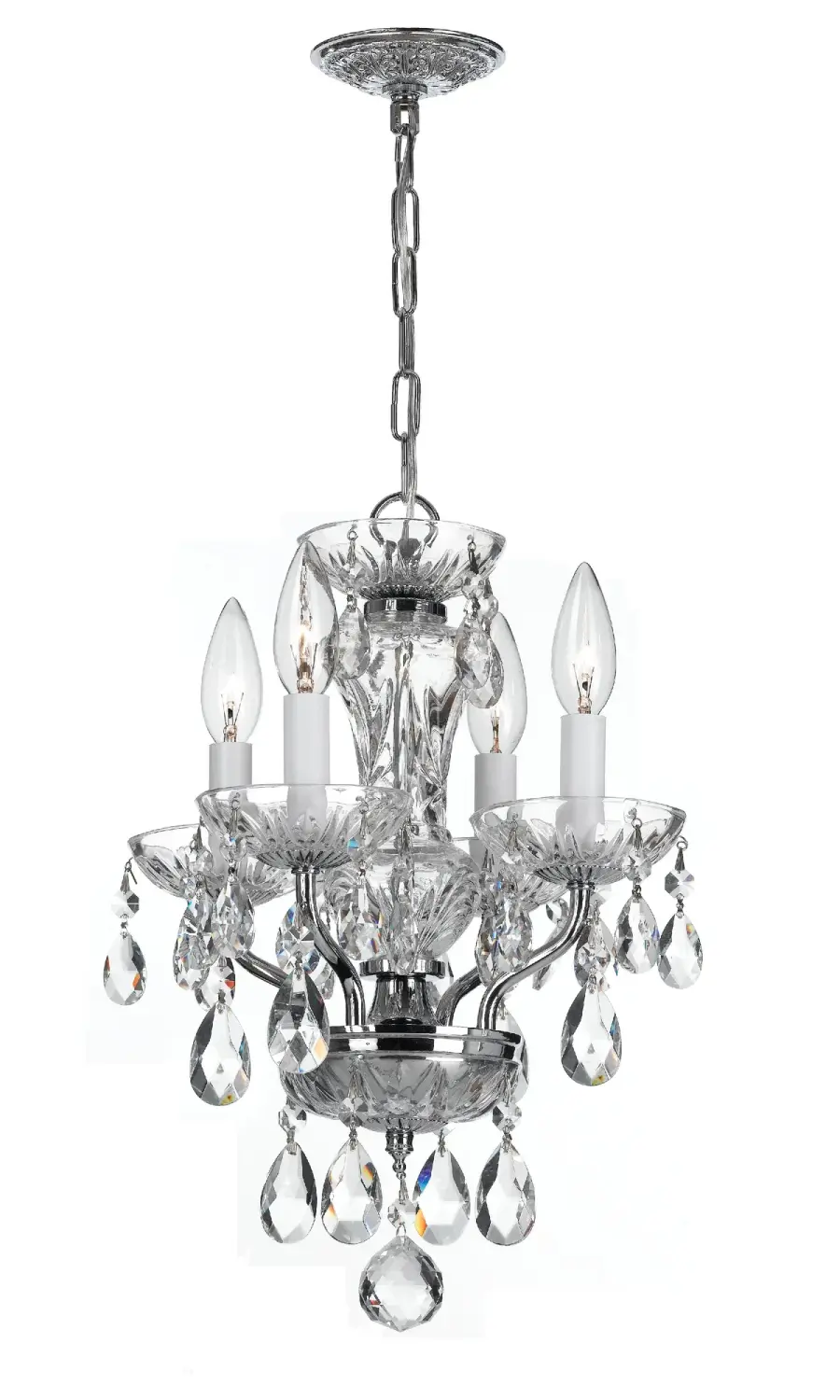 Welton 11" Crystal Chandelier - Image 1
