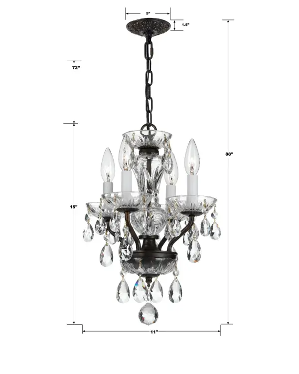 Welton 11" Crystal Chandelier - Image 15