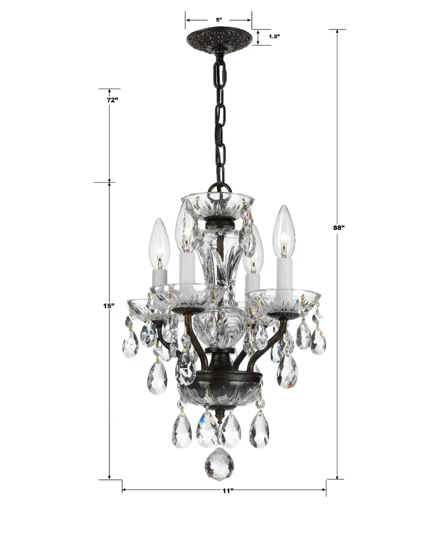 Welton 11" Crystal Chandelier - Image 15