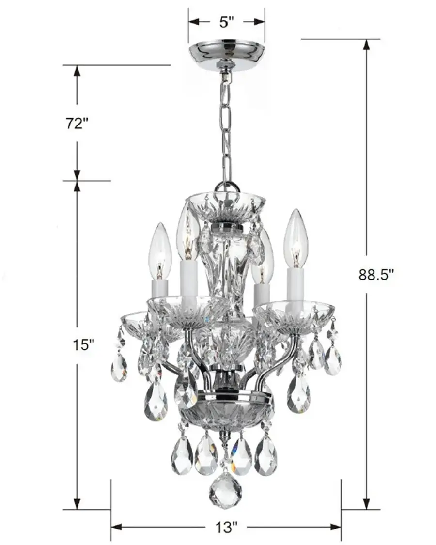 Welton 11" Crystal Chandelier - Image 14