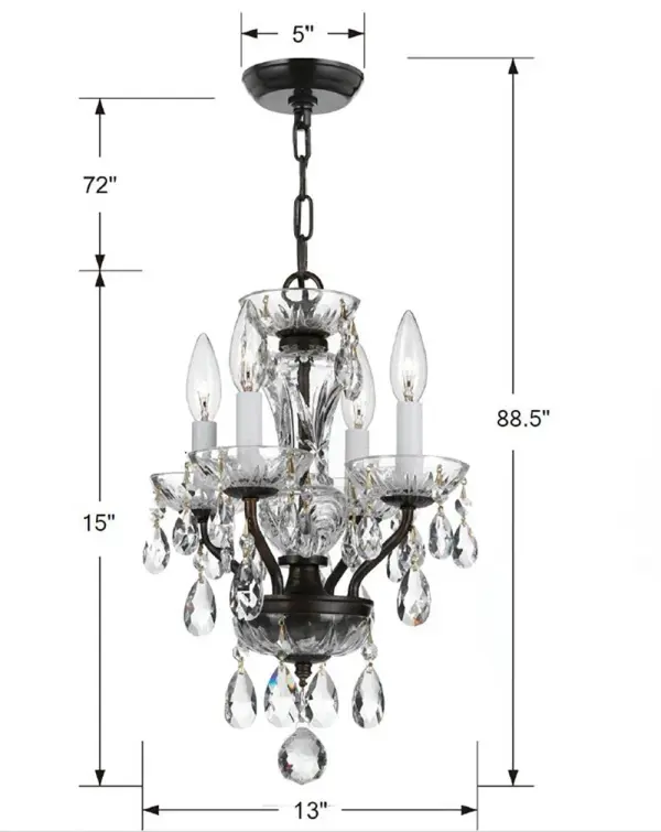 Welton 11" Crystal Chandelier - Image 22