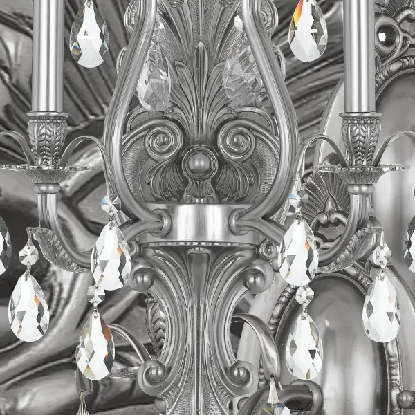 Dawson 12.5" Pewter White Sconce - Image 3