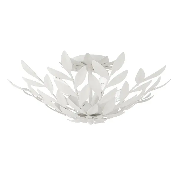 Broche 20.75" Semi Flush Mount in Champagne Green Tea - Image 12