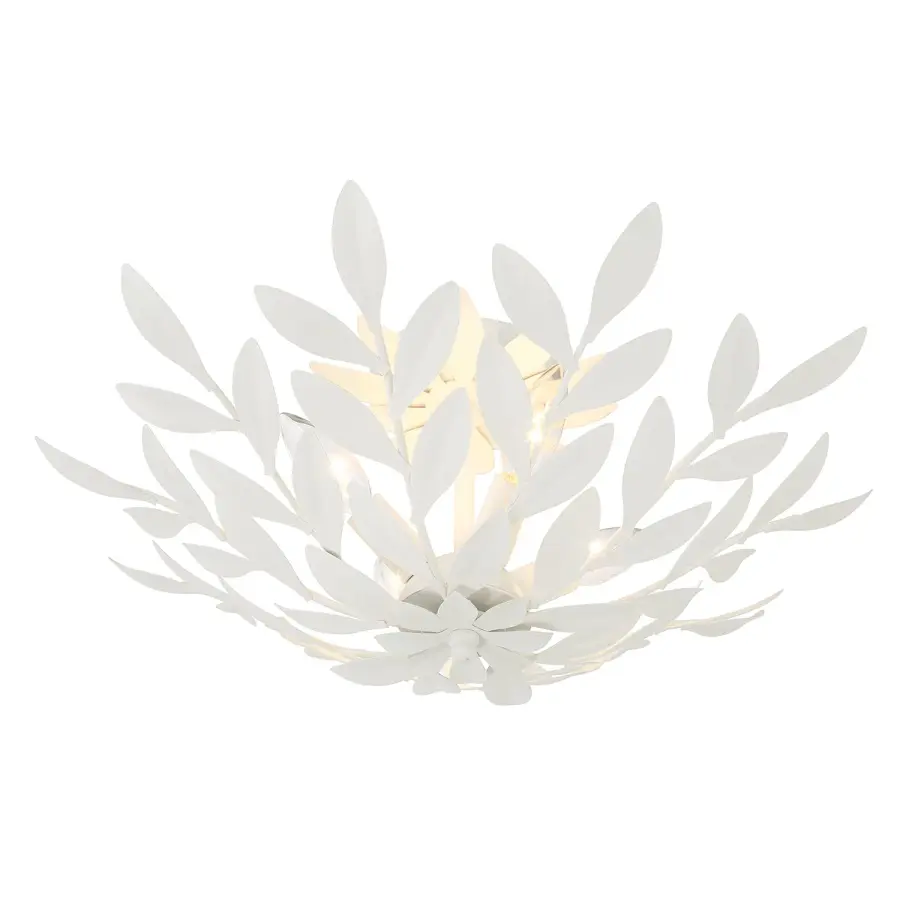 Broche 20.75" Semi Flush Mount in Champagne Green Tea - Image 14