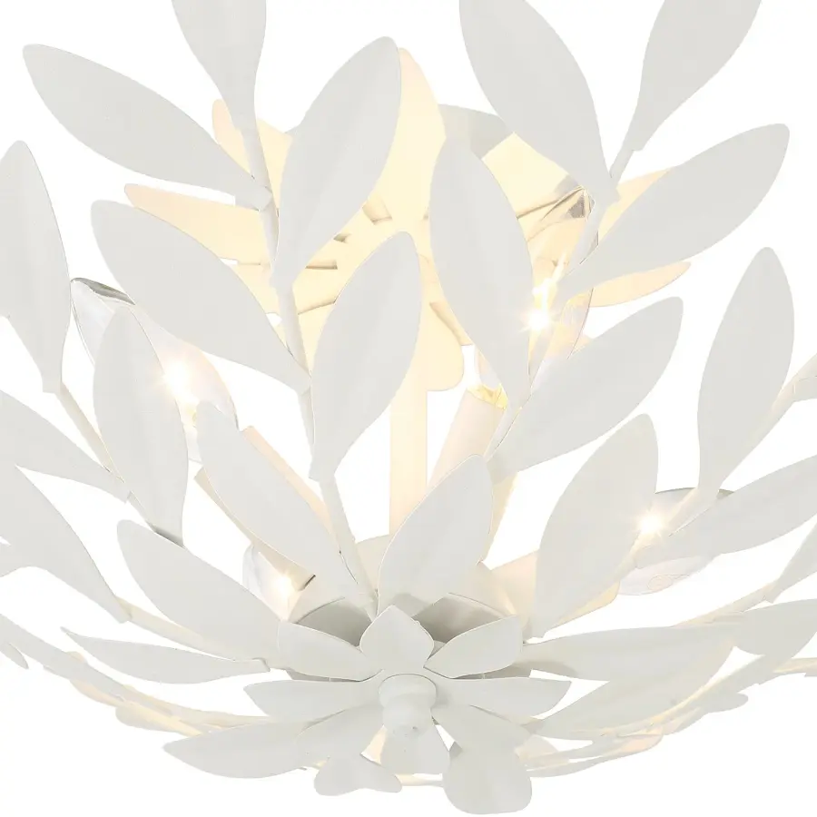 Broche 20.75" Semi Flush Mount in Champagne Green Tea - Image 15