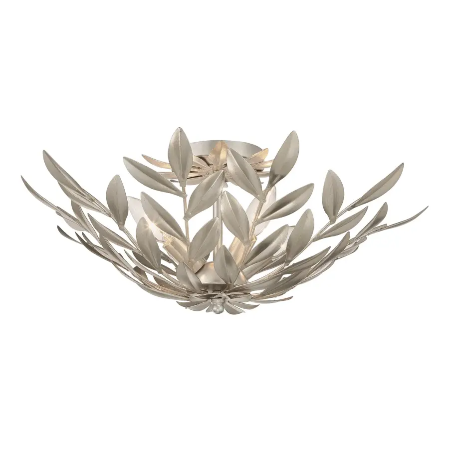 Broche 20.75" Semi Flush Mount in Champagne Green Tea - Image 19