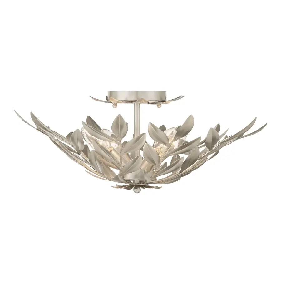 Broche 20.75" Semi Flush Mount in Champagne Green Tea - Image 21