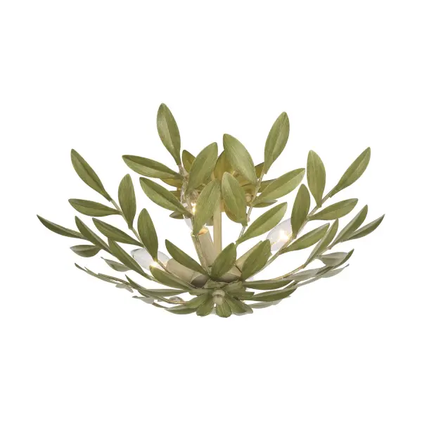 Broche 20.75" Semi Flush Mount in Champagne Green Tea - Image 30