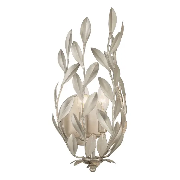 Broche 8.25" Wrought Iron Leaf Sconce - Image 19