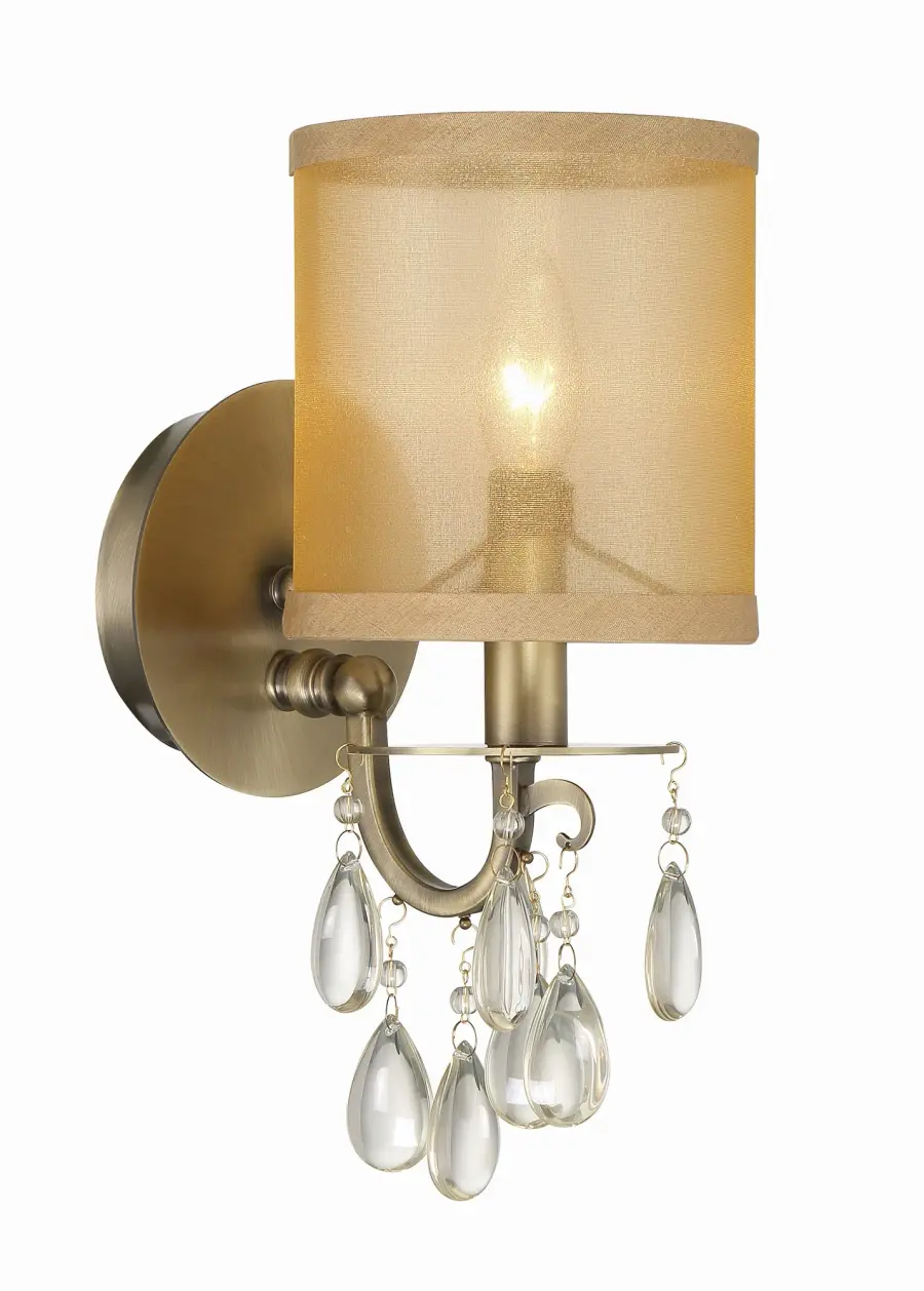 Hampton 5.5" Crystal Sconce - Image 1