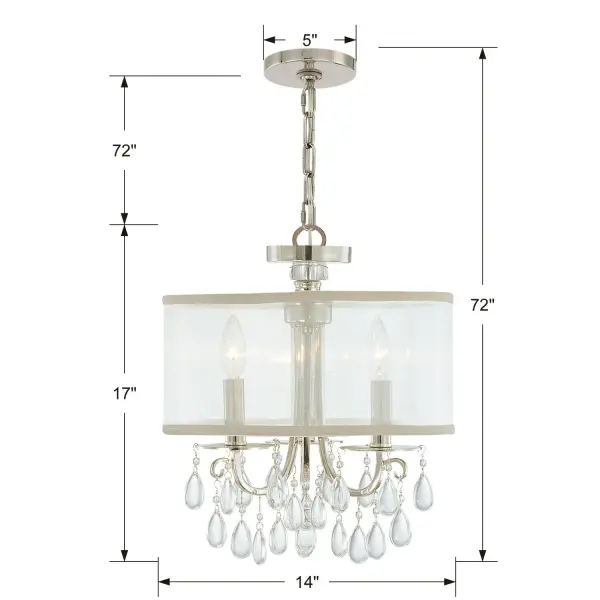 Hampton 14" Chandelier - Image 15