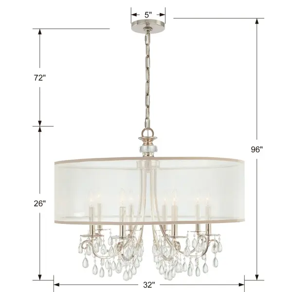 Hampton 32" Crystal Chandelier - Image 14