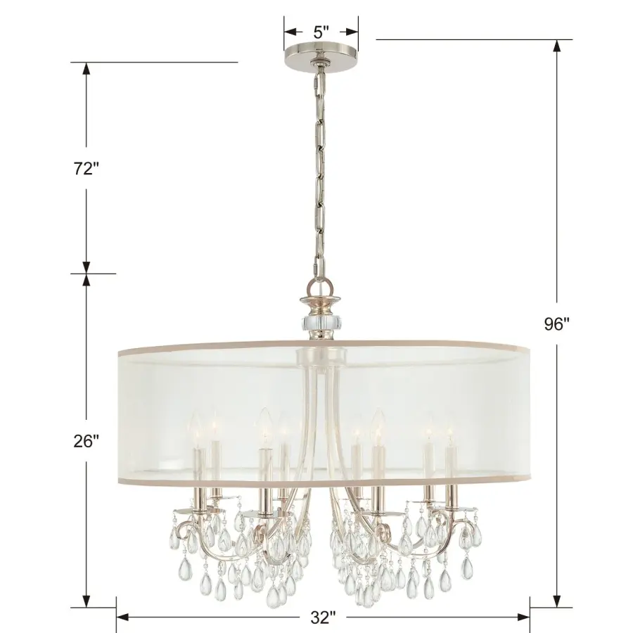 Hampton 32" Crystal Chandelier - Image 14