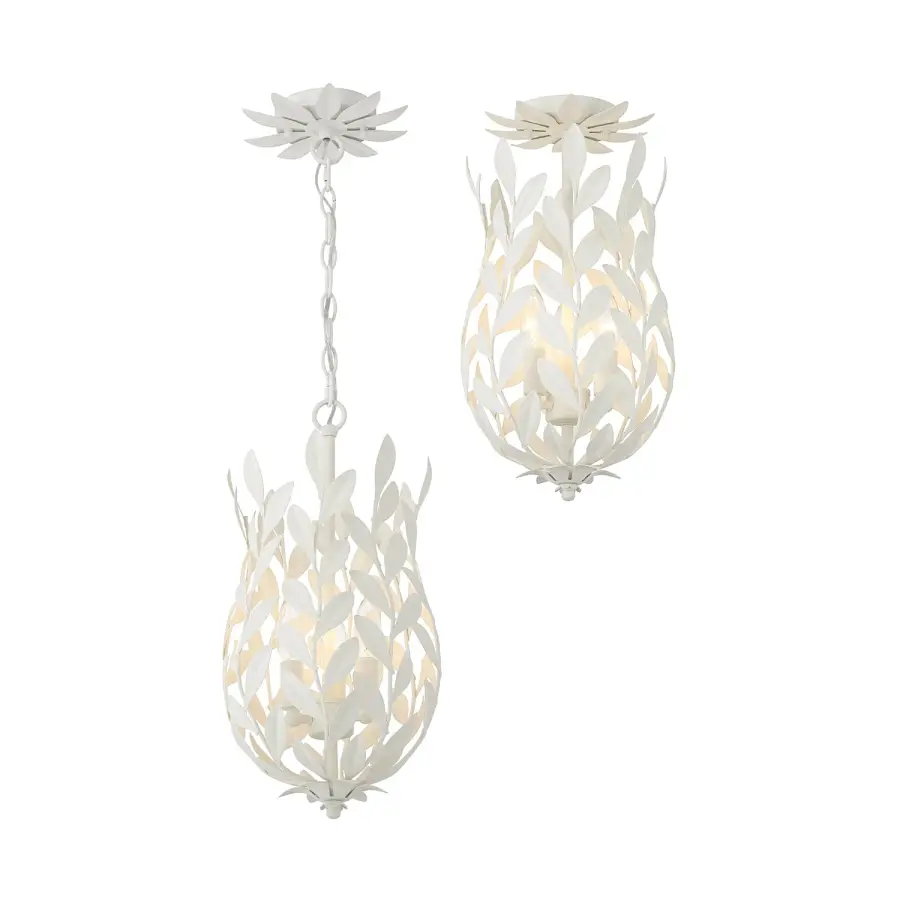 Broche 9.5" Matte White Pendant - Image 15