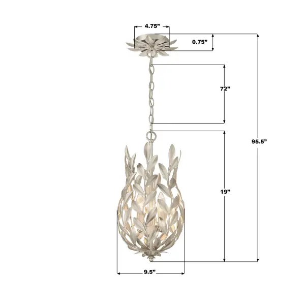 Broche 9.5" Matte White Pendant - Image 26