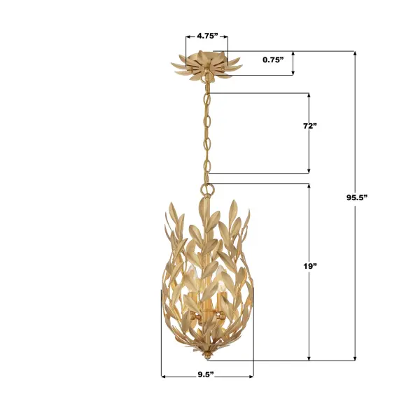 Broche 9.5" Matte White Pendant - Image 8