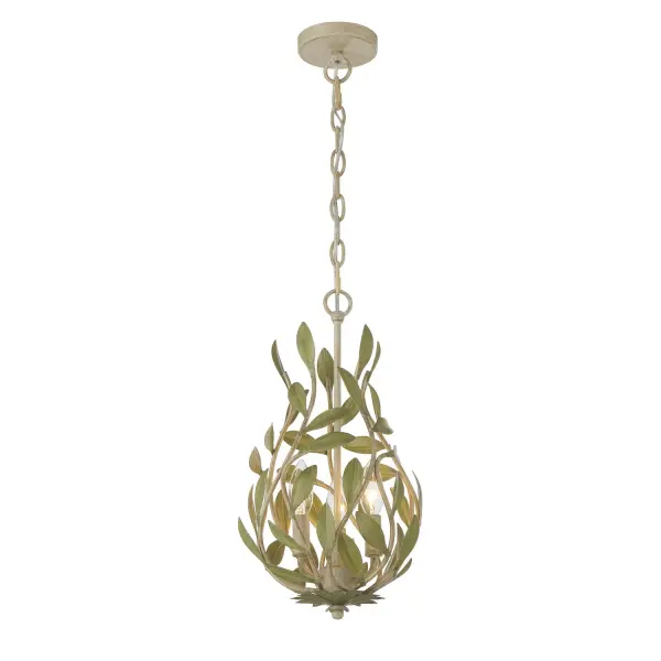 Broche 9" Chandelier in Champagne Green Tea - Image 25