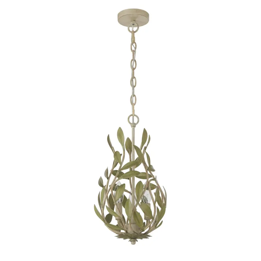 Broche 9" Chandelier in Champagne Green Tea - Image 26
