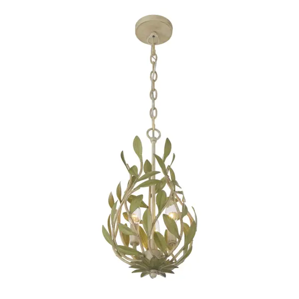 Broche 9" Chandelier in Champagne Green Tea - Image 28