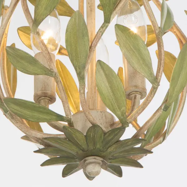 Broche 9" Chandelier in Champagne Green Tea - Image 29