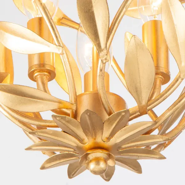 Broche 9" Chandelier in Champagne Green Tea - Image 5