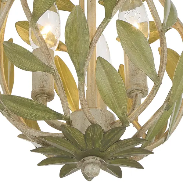 Broche 9" Semi Flush Mount in Matte White - Image 29