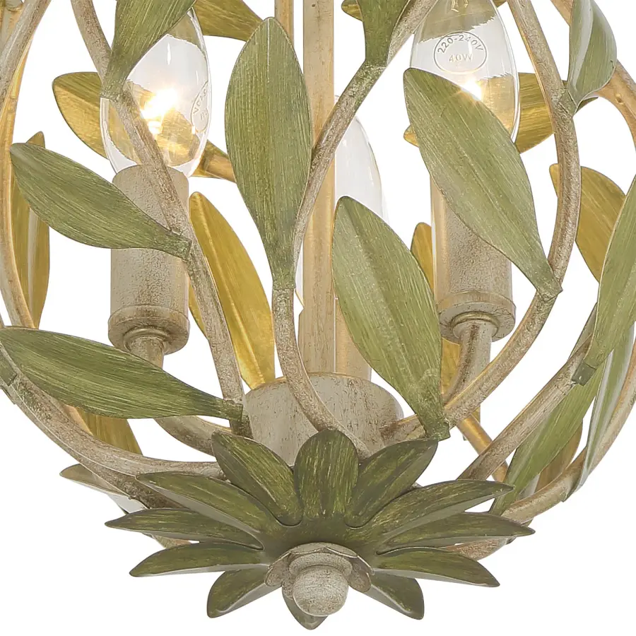 Broche 9" Semi Flush Mount in Matte White - Image 29