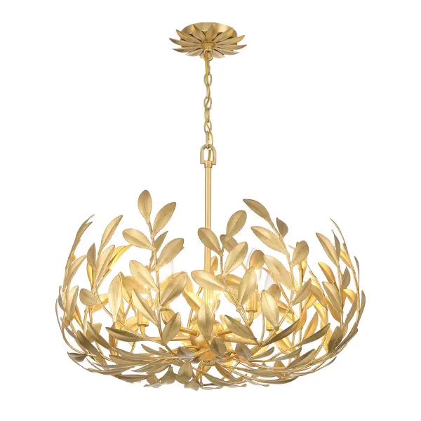 Broche 23" Chandelier in Champagne Green Tea - Image 1
