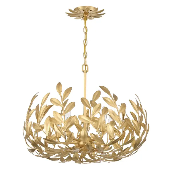 Broche 23" Chandelier in Champagne Green Tea - Image 2