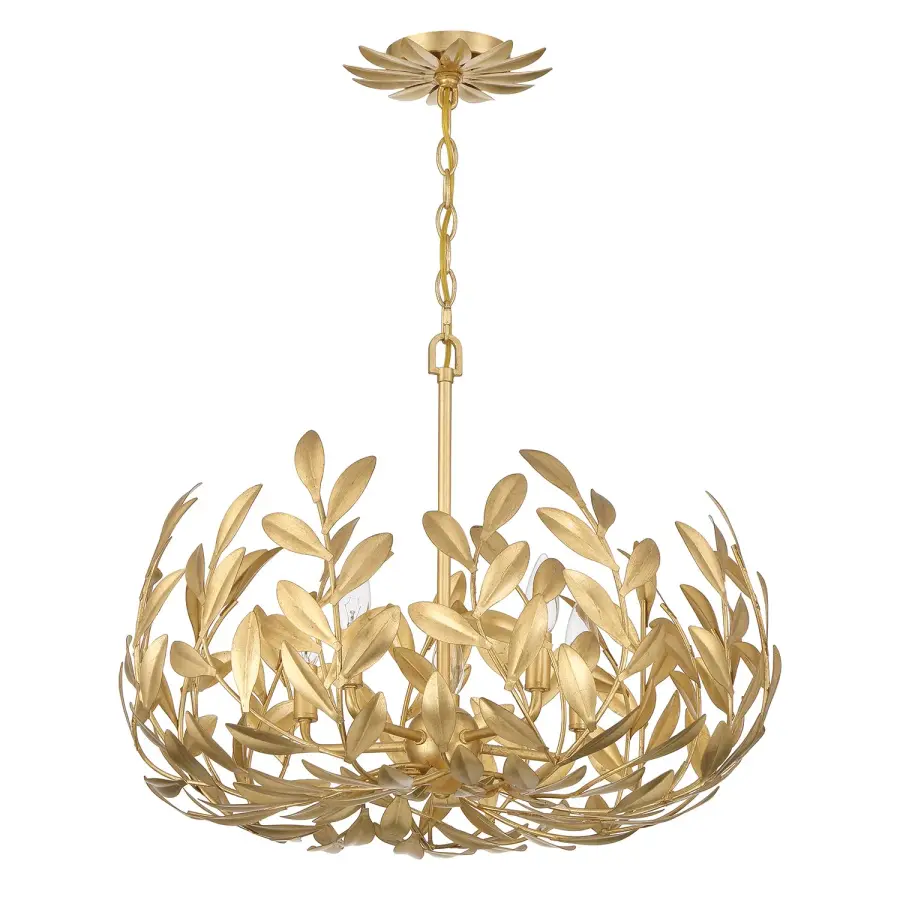 Broche 23" Chandelier in Champagne Green Tea - Image 2
