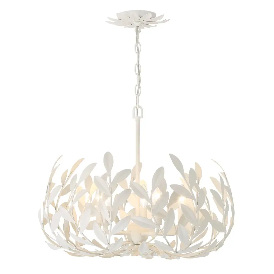 Broche 23" Chandelier in Champagne Green Tea - Image 11