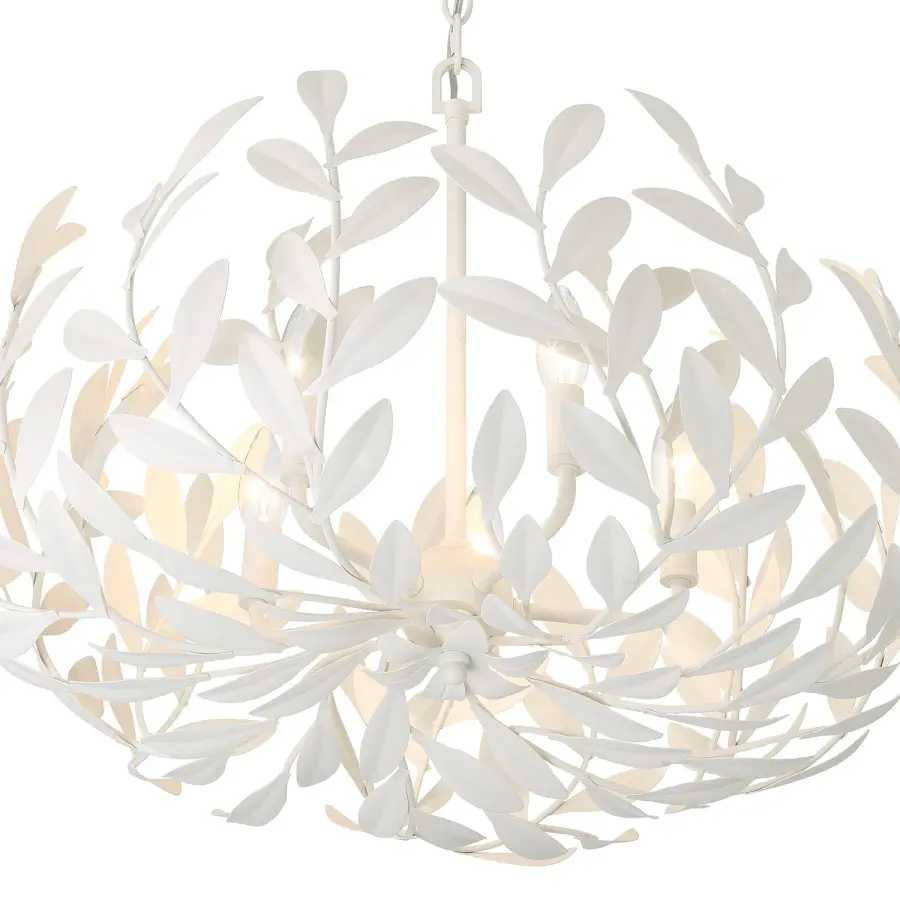 Broche 23" Chandelier in Champagne Green Tea - Image 13