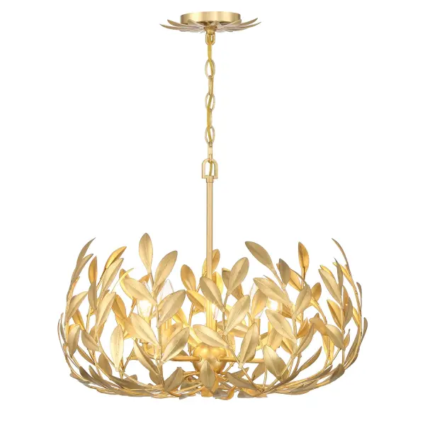 Broche 23" Chandelier in Champagne Green Tea - Image 3