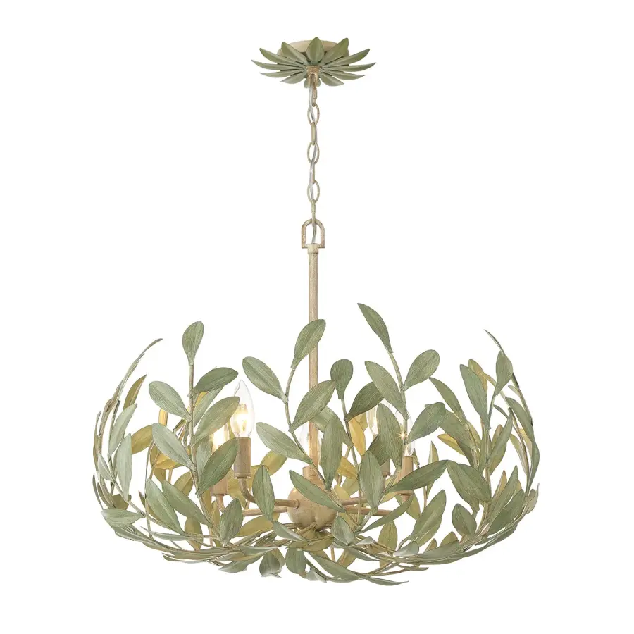 Broche 23" Chandelier in Champagne Green Tea - Image 25