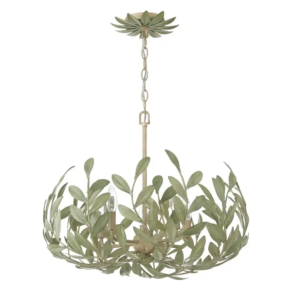 Broche 23" Chandelier in Champagne Green Tea - Image 26