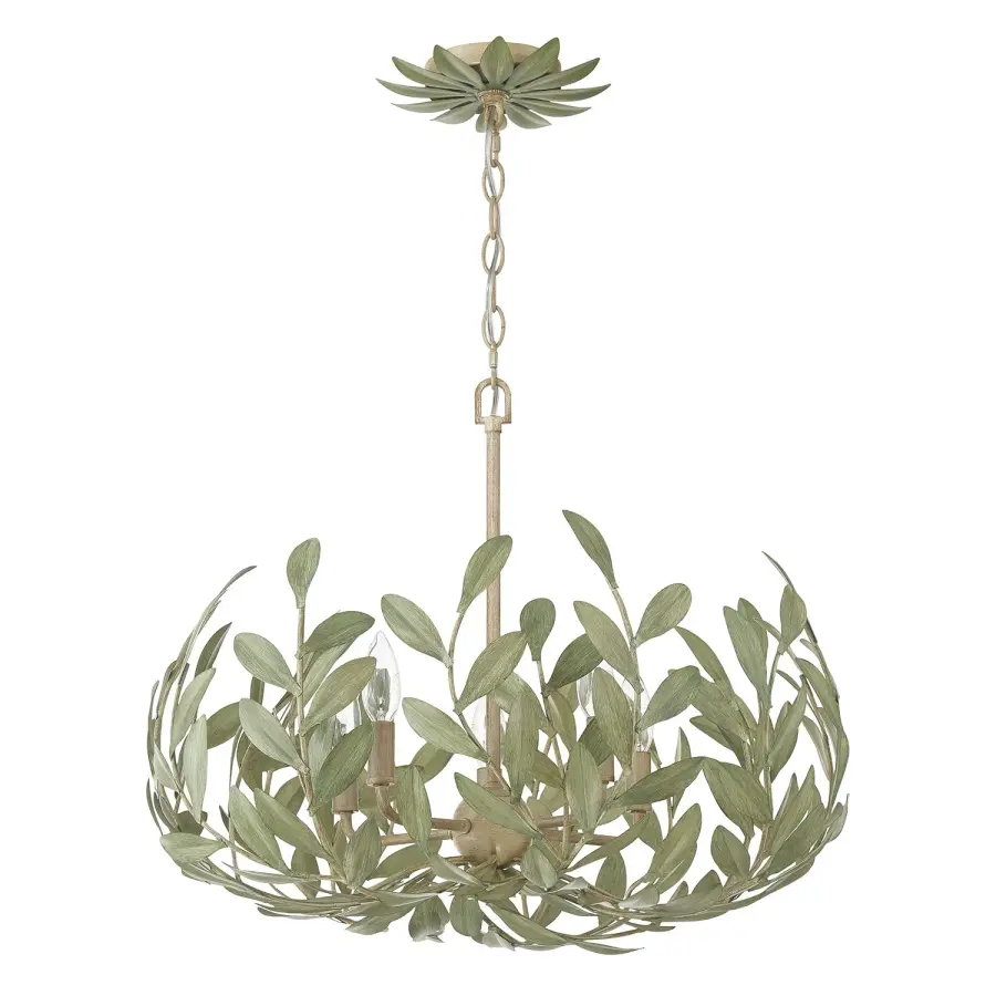 Broche 23" Chandelier in Champagne Green Tea - Image 26