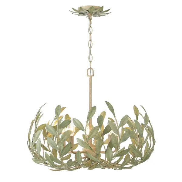 Broche 23" Chandelier in Champagne Green Tea - Image 27