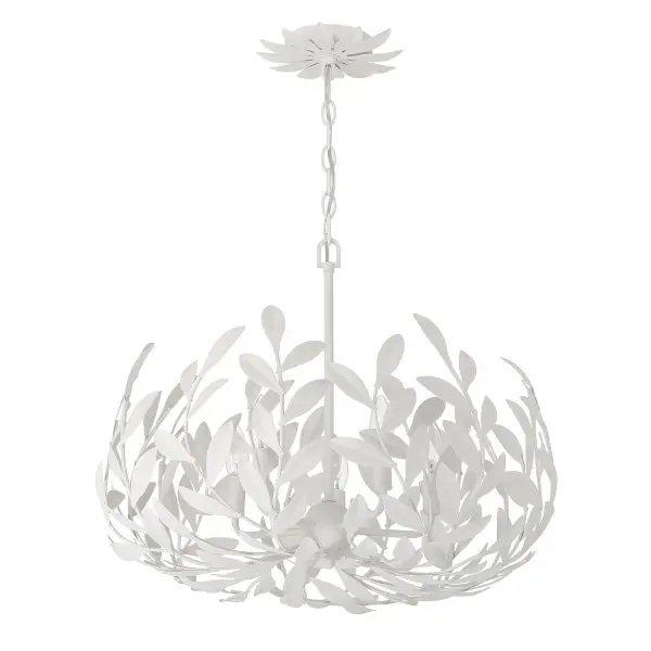 Broche 23" Chandelier in Champagne Green Tea - Image 10