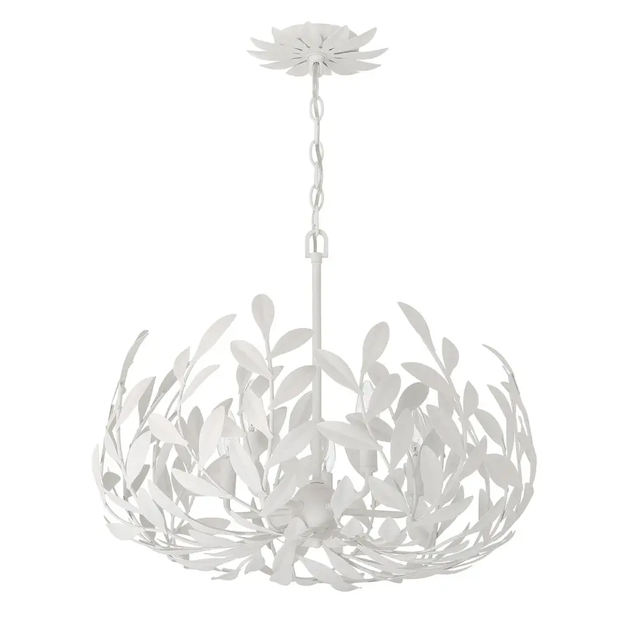 Broche 23" Chandelier in Champagne Green Tea - Image 10