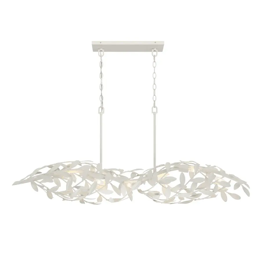 Broche 50.5" Linear Chandelier in Antique Gold - Image 11