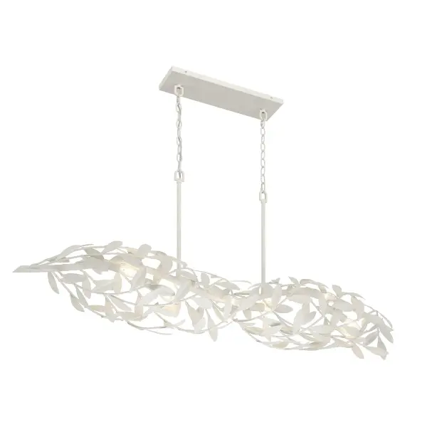 Broche 50.5" Linear Chandelier in Antique Gold - Image 12