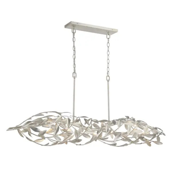 Broche 50.5" Linear Chandelier in Antique Gold - Image 17