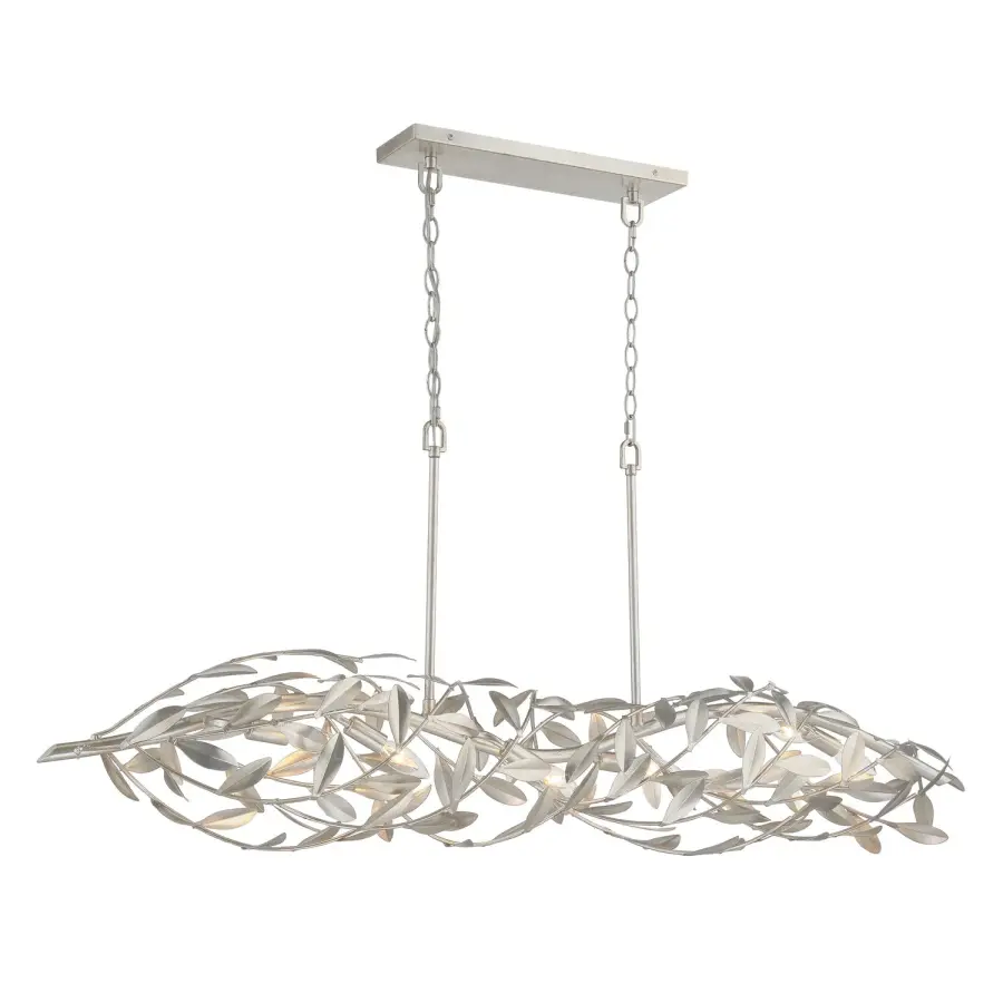 Broche 50.5" Linear Chandelier in Antique Gold - Image 17