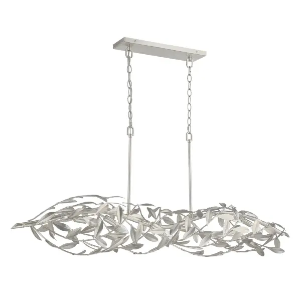 Broche 50.5" Linear Chandelier in Antique Gold - Image 18