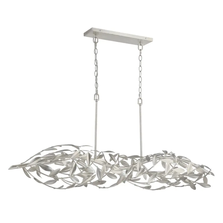 Broche 50.5" Linear Chandelier in Antique Gold - Image 18